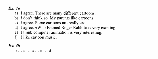 Students Book - Workbook, 7 класс, Деревянко Н.Н, 2006 - 2012, Lesson 3 Задание: 4