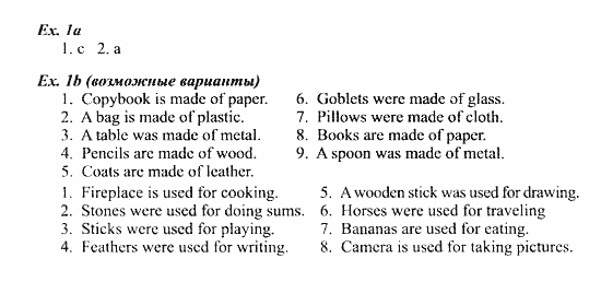 Students Book - Workbook, 7 класс, Деревянко Н.Н, 2006 - 2012, Unit 7, Lesson 1 Задание: 1