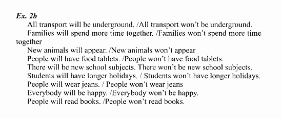 Students Book - Workbook, 7 класс, Деревянко Н.Н, 2006 - 2012, Lesson 5 Задание: 2