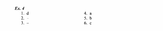 Students Book - Workbook, 7 класс, Деревянко Н.Н, 2006 - 2012, Lesson 6 Задание: 4