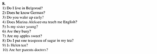 Учебник и рабочая тетрадь 7-9 класс: часть 1, часть 2, 7 класс, Клементьева, Шэннон, 2003, Рабочая тетрадь 1 Задание: 5_8