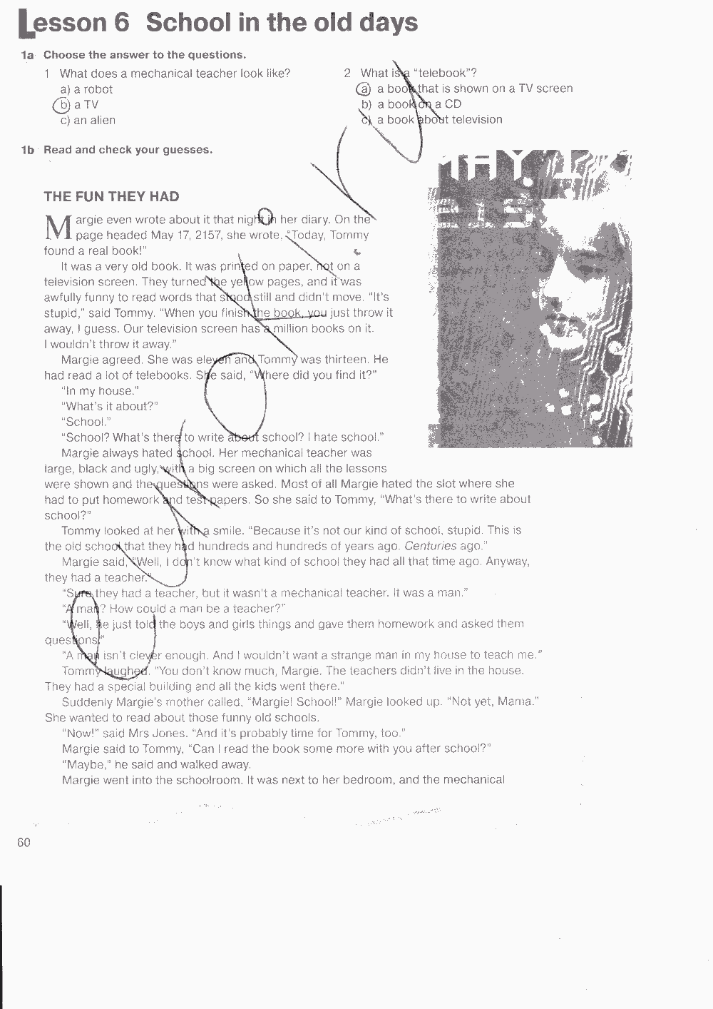 Рабочая тетрадь. Workbook, 7 класс, Н. Деревянко, С. Жаворонкова, Л. Козятинская, 2014 - 2016, задание: стр. 60