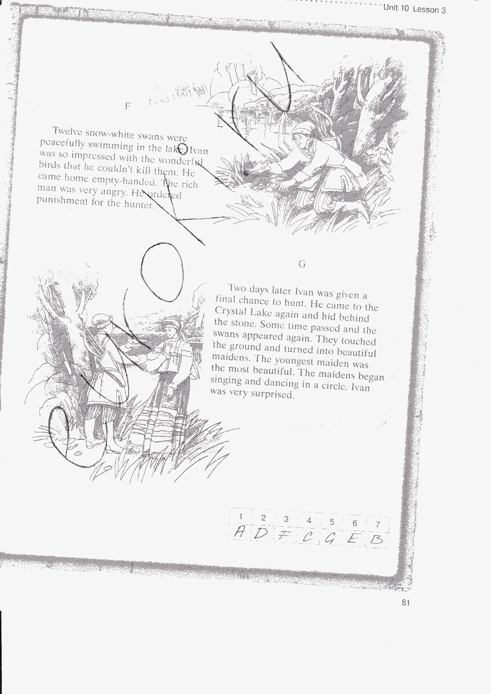 Рабочая тетрадь. Workbook, 7 класс, Н. Деревянко, С. Жаворонкова, Л. Козятинская, 2014 - 2016, задание: стр. 81