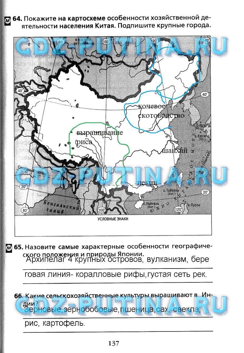 Рабочая тетрадь, 7 класс, Душина, 2015, задача: 137