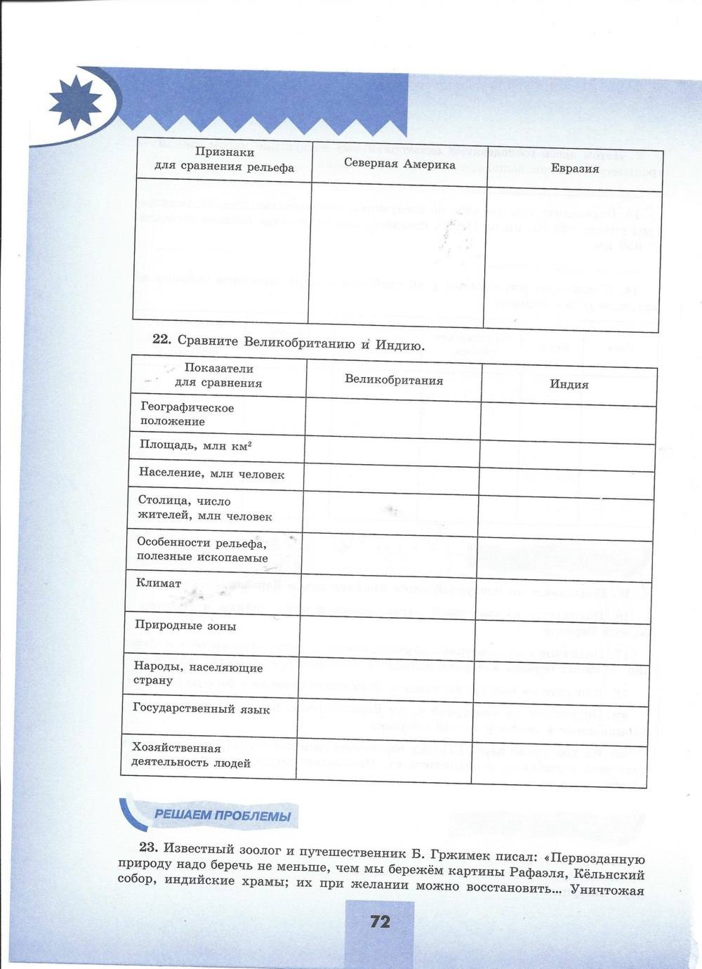 Мой тренажёр. Рабочая тетрадь, 7 класс, Николина, 2016, задача: стр. 72