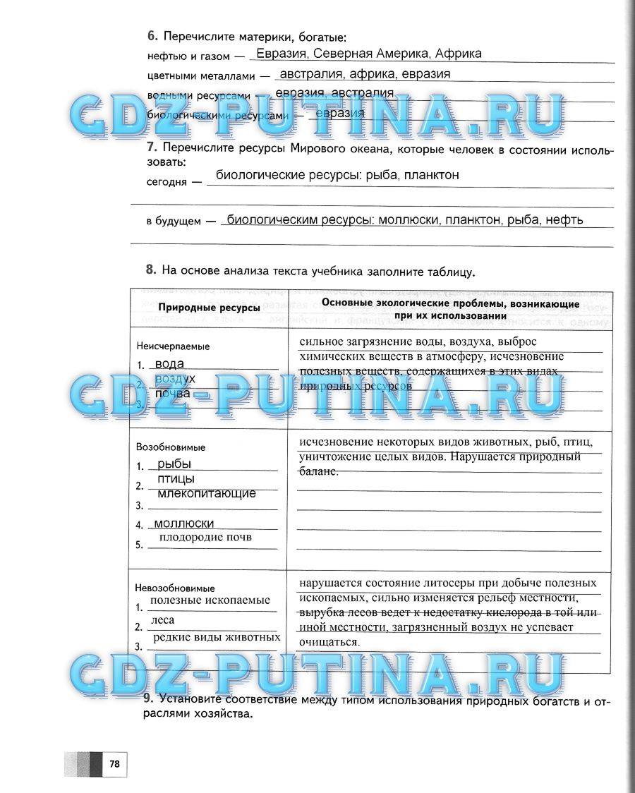 Рабочая тетрадь. Часть 1, 7 класс, Душина, 2016, задача: 78