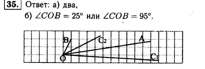 Геометрия, 7 класс, Атанасян, Бутузов, Кадомцев, 2003-2012, Рабочая тетрадь геометрия 7 класс Атанасян Задание: 35
