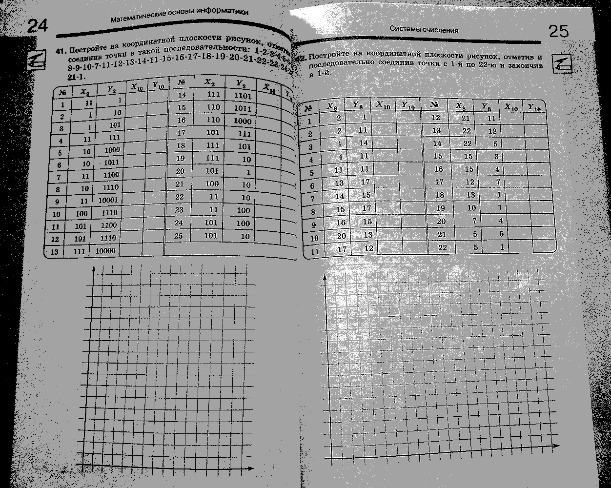 Рабочая тетрадь, 7 класс, Босова, 2016, задача: стр. 24-25