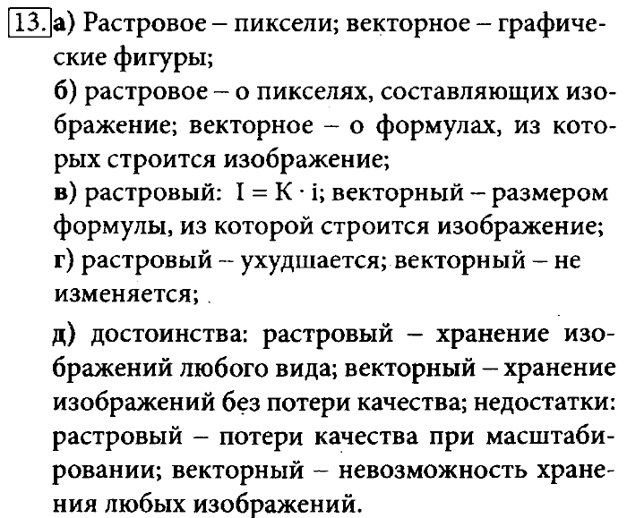 Учебник, 7 класс, Босова, 2016, § 3.2. Компьютерная графика Задача: 13