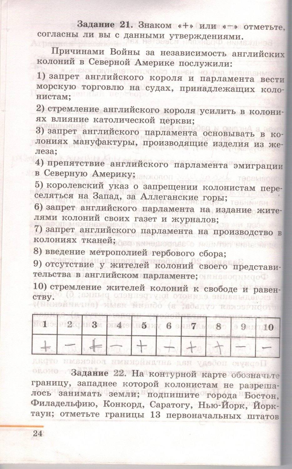 Рабочая тетрадь. Часть 2. 1500-1800, 7 класс, Юдовская А.Я., Ванюшкина Л.М., 2009, задание: стр. 24