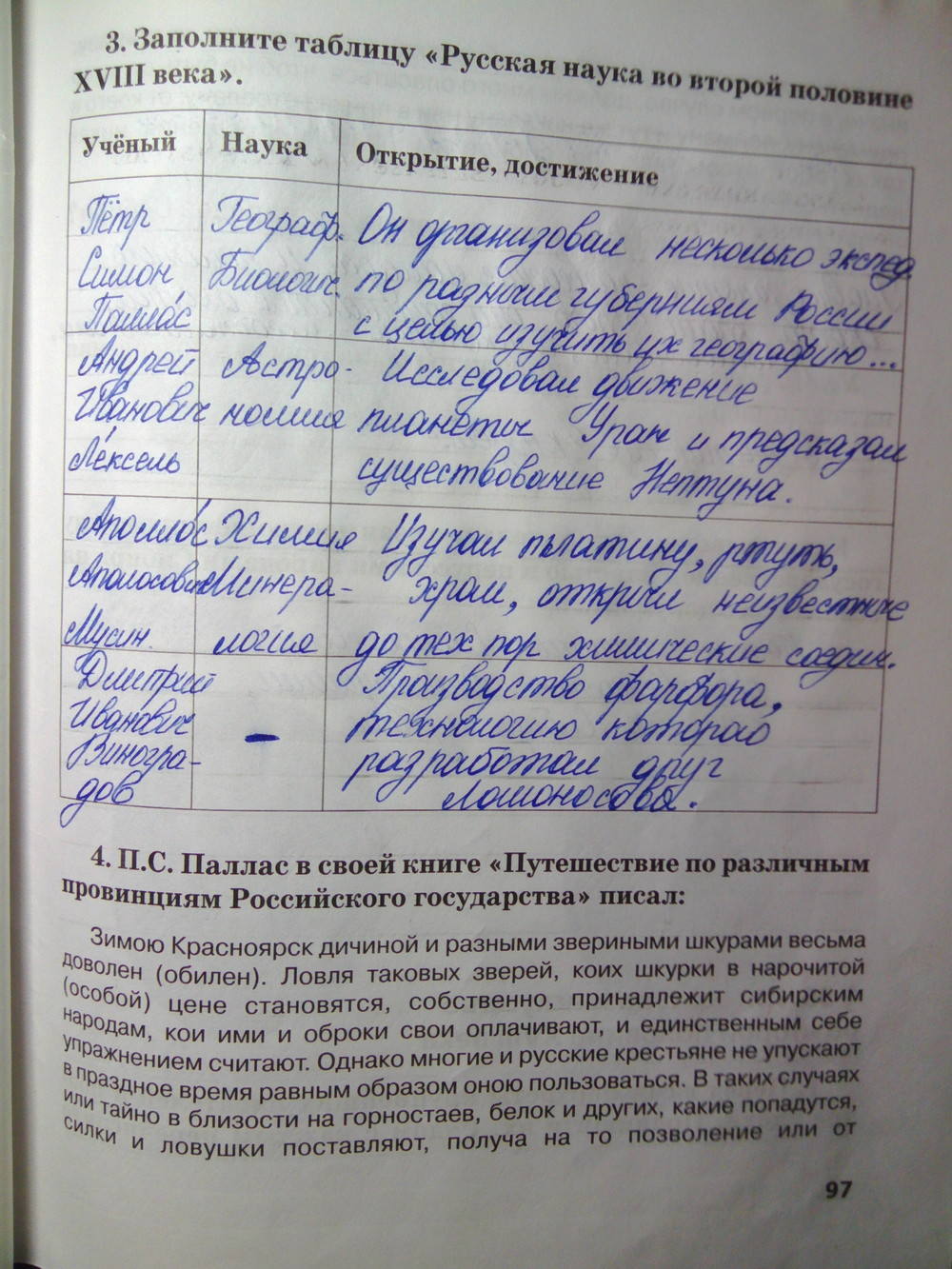 К учебнику Е.В. Пчелова, 7 класс, Кочегаров К.А., 2015, задание: стр.97