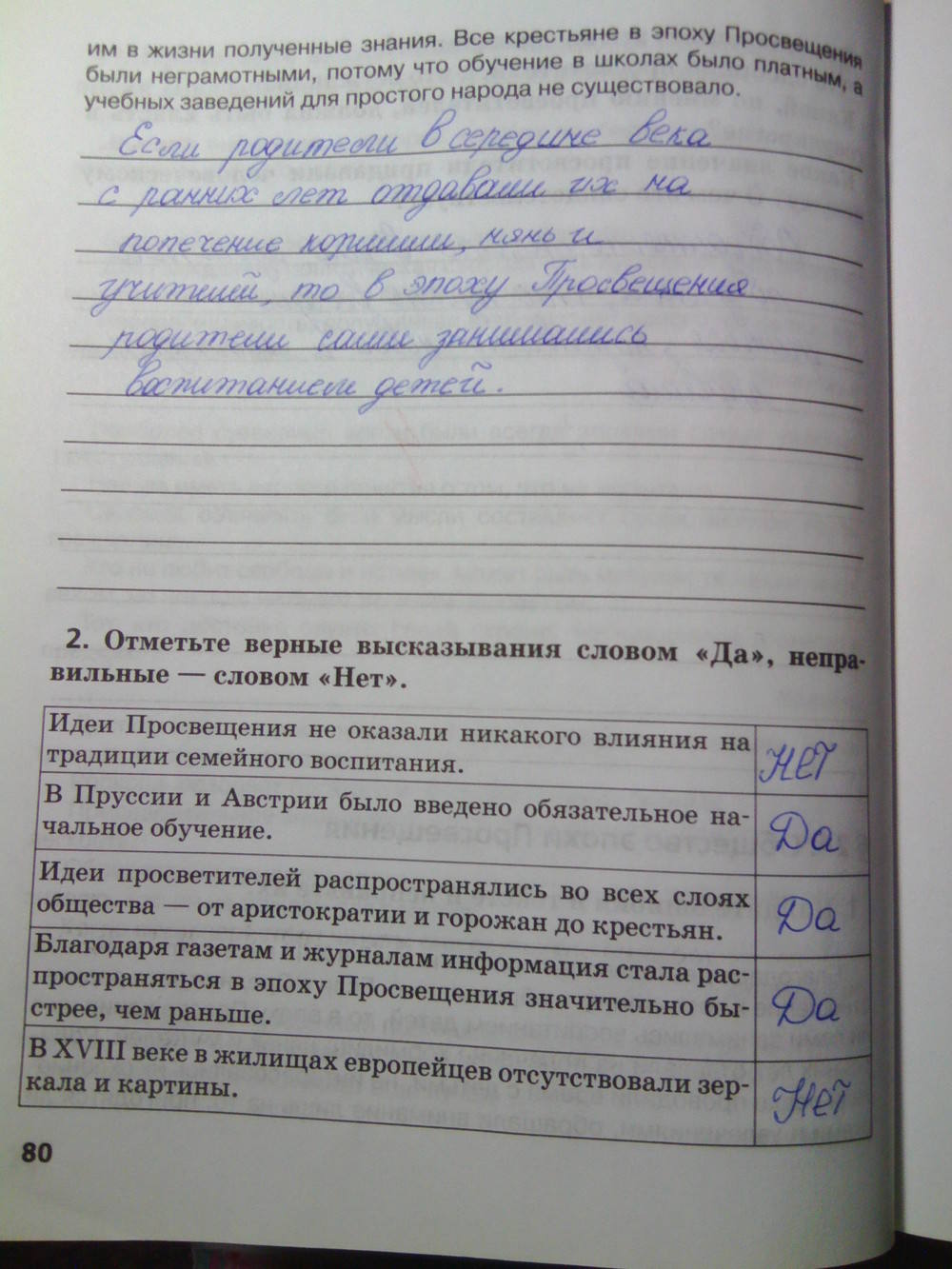 Рабочая тетрадь. К учебнику О.В. Дмитриевой. История Нового времени. ХV-ХVII век, 7 класс, Стецюра Т.Д., 2015, задание: Стр.80