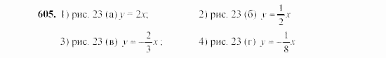 Алгебра, 7 класс, Ш.А. Алимов, 2002 - 2009, Упражнения Задание: 605