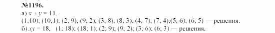 Алгебра, 7 класс, Макарычев, Миндюк, 2003, Дополнительные упражнения к §15 Задание: 1196