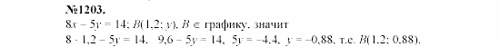 Алгебра, 7 класс, Макарычев, Миндюк, 2003, Дополнительные упражнения к §15 Задание: 1203