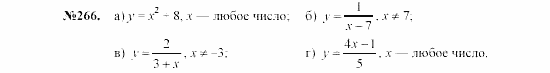 Алгебра, 7 класс, Макарычев, Миндюк, 2003, 11. Вычисление значений функций по формуле Задание: 266