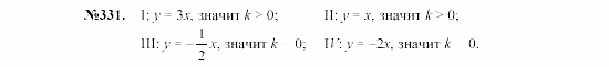 Алгебра, 7 класс, Макарычев, Миндюк, 2003, 14. Прямая пропорциональность Задание: 331