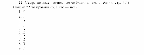 SCHRITTE 3, 7 класс, Бим И.Л, 2002, 1. Was nennen wir unsere Heimat? Die Meinung dazu unserer Brieffreunde Задание: 22