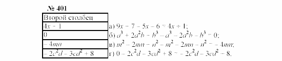 Часть 2: задачник, 7 класс, Мордкович, Мишустина, 2003, §14 Задача: 401