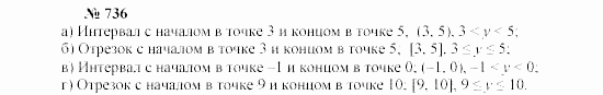 Часть 2: задачник, 7 класс, Мордкович, Мишустина, 2003, Глава 6, §26 Задача: 736