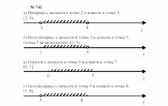 Часть 2: задачник, 7 класс, Мордкович, Мишустина, 2003, Глава 6, §26 Задача: 741