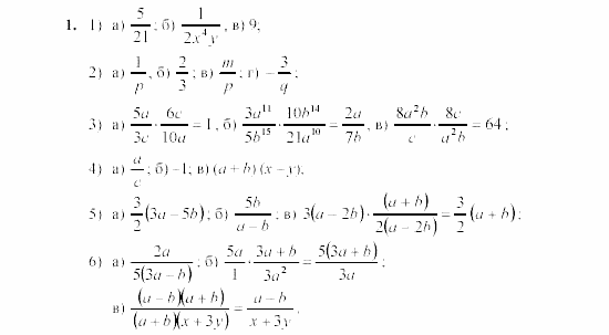 Дидактические материалы, 7 класс, Звавич, Кузнецова, 2003, C-55 Задание: 1