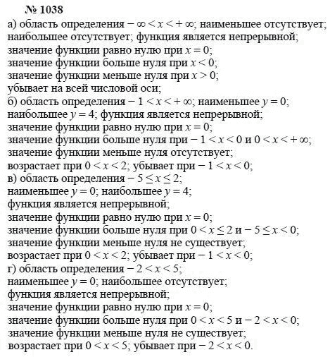 Алгебра, 7 класс, А.Г. Мордкович, Т.Н. Мишустина, Е.Е. Тульчинская, 2003, задание: 1038