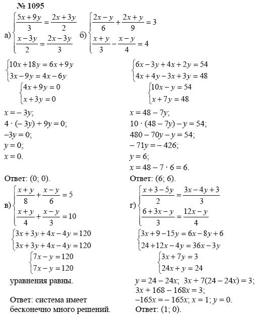 Алгебра, 7 класс, А.Г. Мордкович, Т.Н. Мишустина, Е.Е. Тульчинская, 2003, задание: 1095
