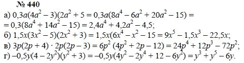 Алгебра, 7 класс, А.Г. Мордкович, Т.Н. Мишустина, Е.Е. Тульчинская, 2003, задание: 440