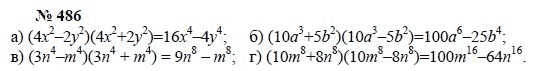 Алгебра, 7 класс, А.Г. Мордкович, Т.Н. Мишустина, Е.Е. Тульчинская, 2003, задание: 486