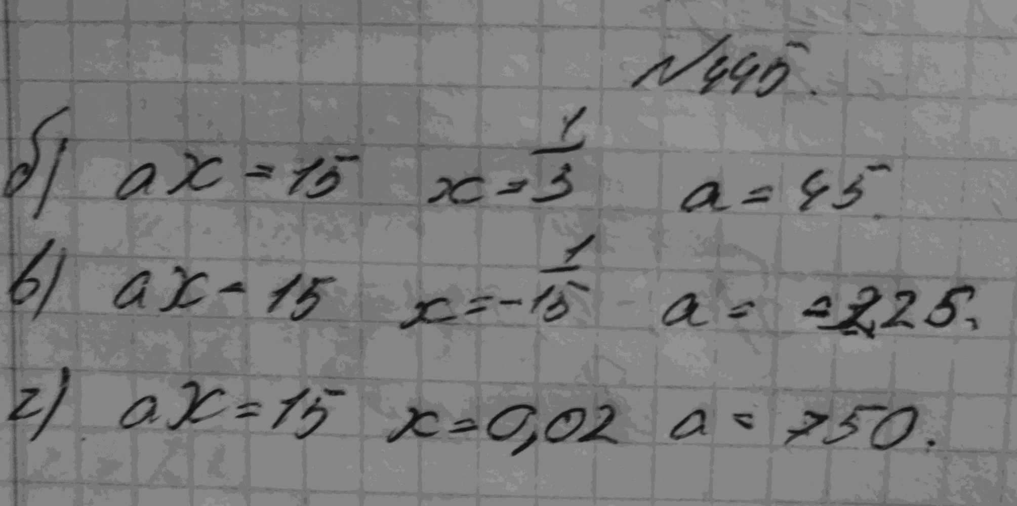 Алгебра, 7 класс, Макарычев, 2015, задание: 445бвг