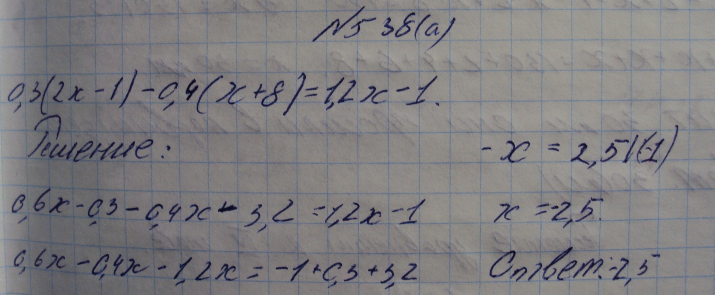 Алгебра, 7 класс, Макарычев, 2015, задание: 538а
