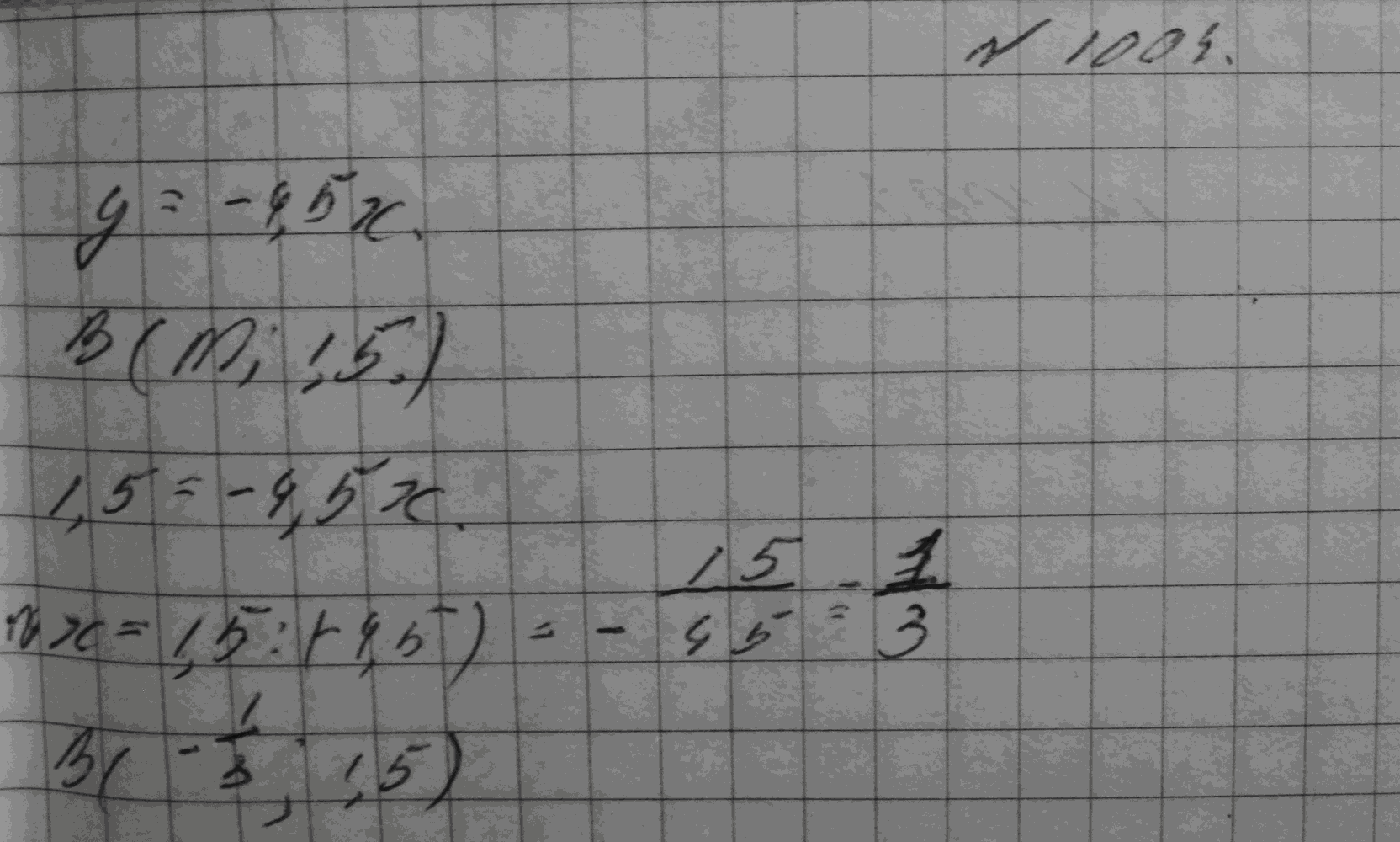 Алгебра, 7 класс, Макарычев, 2015, задание: 1004