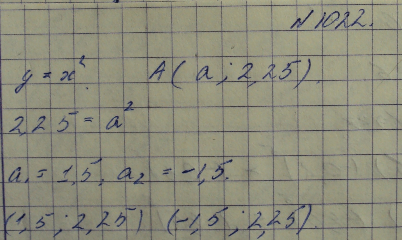 Алгебра, 7 класс, Макарычев, 2015, задание: 1022
