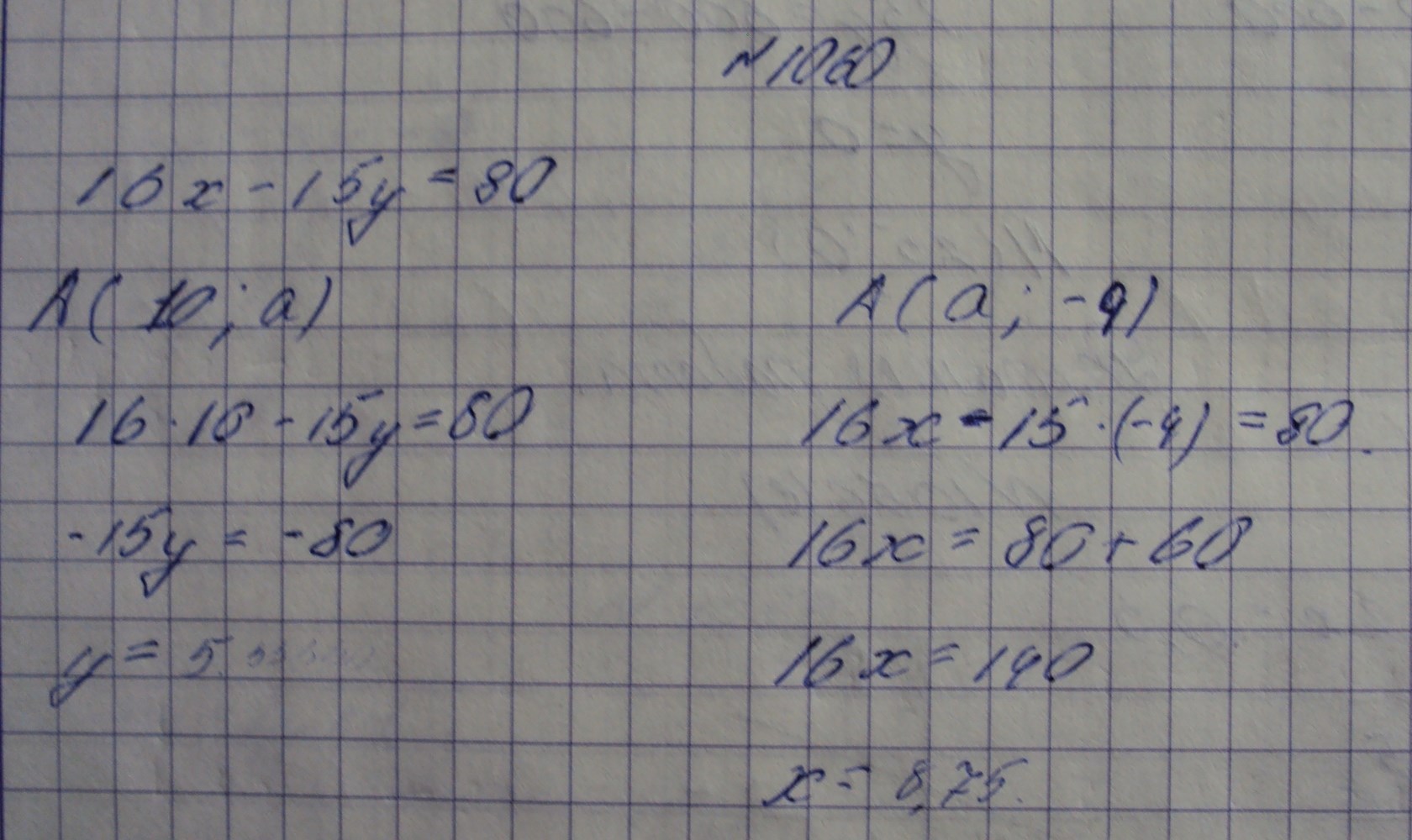 Алгебра, 7 класс, Макарычев, 2015, задание: 1060