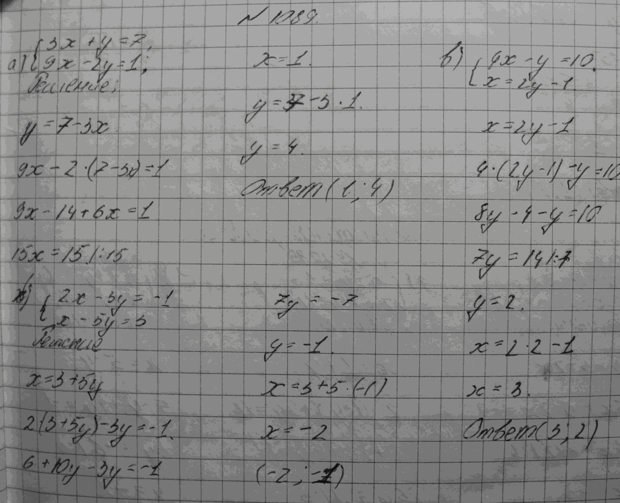 Алгебра, 7 класс, Макарычев, 2015, задание: 1089абв