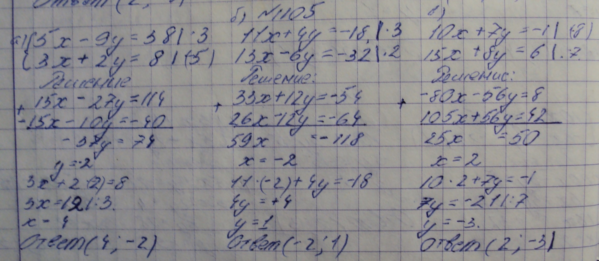 Алгебра, 7 класс, Макарычев, 2015, задание: 1105абв