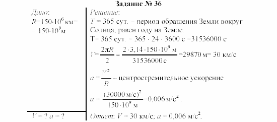 Физика, 8 класс, Громов, Родина, 2002-2011, задания Задание: 36