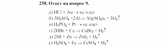 Химия, 8 класс, Гузей, Суровцева, Сорокин, 2002-2012, Вопросы Задача: 258