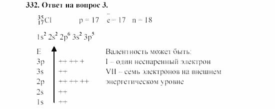 Химия, 8 класс, Гузей, Суровцева, Сорокин, 2002-2012, Вопросы Задача: 332