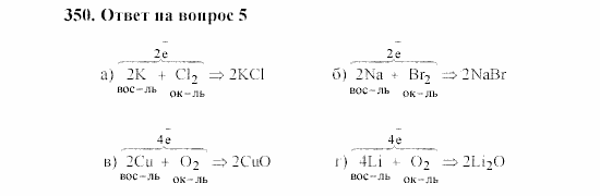 Химия, 8 класс, Гузей, Суровцева, Сорокин, 2002-2012, Вопросы Задача: 350