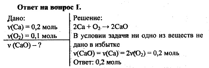 Химия, 8 класс, Минченков, Зазнобина, Смирнова, 2005, §20 Задача: 1