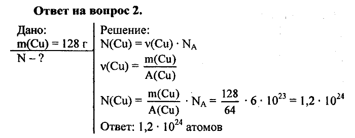 Химия, 8 класс, Минченков, Зазнобина, Смирнова, 2005, §6 Задача: 2