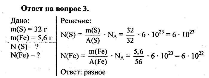 Химия, 8 класс, Минченков, Зазнобина, Смирнова, 2005, §6 Задача: 3
