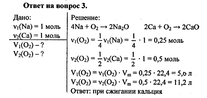 Химия, 8 класс, Минченков, Зазнобина, Смирнова, 2005, §10 Задача: 3
