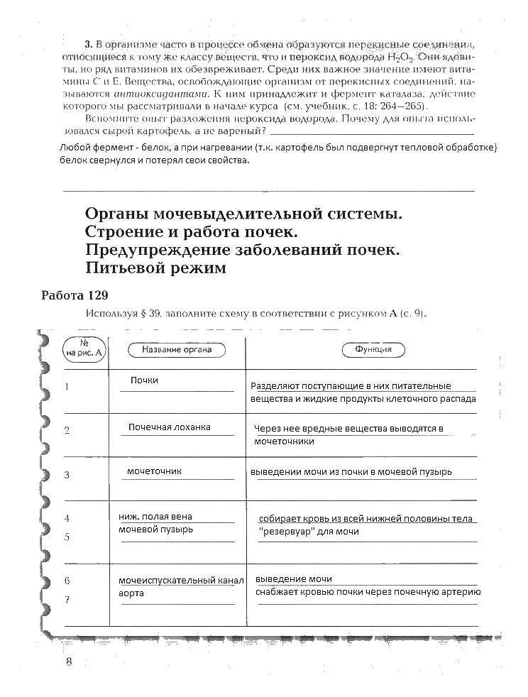 Рабочая тетрадь, 8 класс, Драгомилов, Маш, 2007 - 2016, Часть 2 Задание: 8