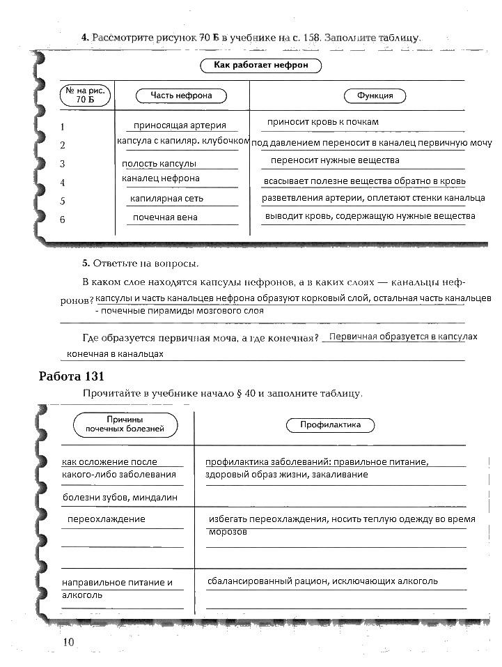 Рабочая тетрадь, 8 класс, Драгомилов, Маш, 2007 - 2016, Часть 2 Задание: 10