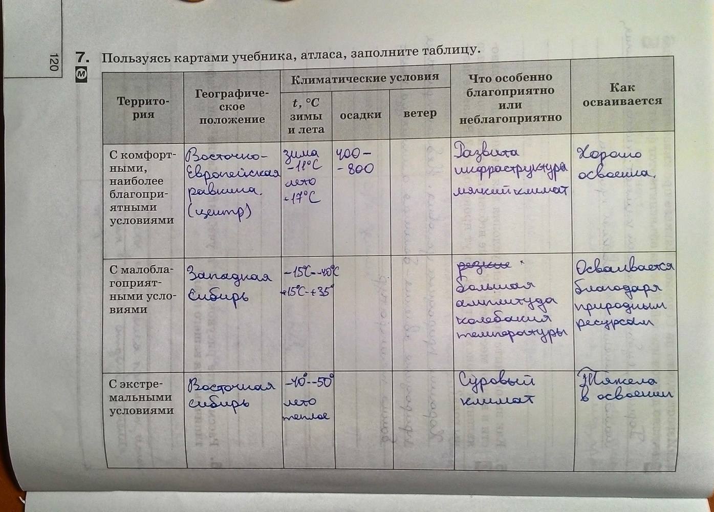 География 8 класс параграф 52