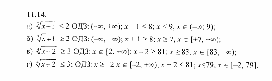 Сборник задач, 8 класс, Галицкий, Гольдман, 2011, §11. Степень с рациональным показателем, Корень n-й степени Задание: 11.14