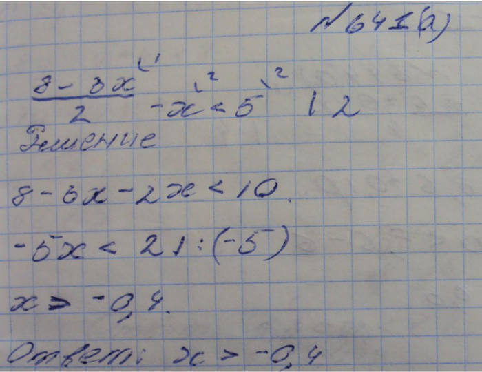 Профильный уровень, 8 класс, Макарычев, 2015, задание: 641